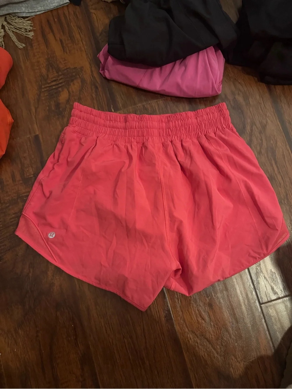 lululemon athletica Coral Athletic Running Shorts
